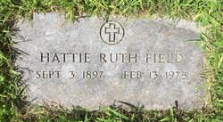 Hattie Ruth <I>Hoag</I> Field 