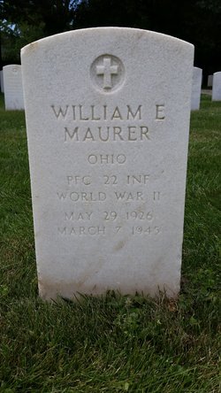 PFC William E Maurer 