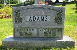 Hazel Madelyn <I>Colvin</I> Adams 