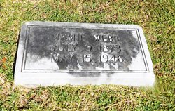 Mary Jane “Mamie” <I>Bean</I> Webb 