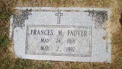 Frances M <I>McAboy</I> Fauver 