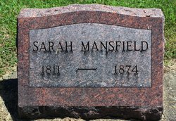 Sarah Elizabeth <I>Biggerstaff</I> Mansfield 