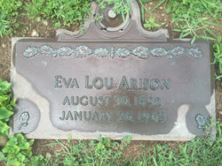 Eva Lou <I>McLaughlin</I> Arison 