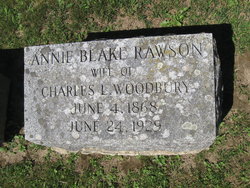 Annie Blake <I>Rawson</I> Woodbury 
