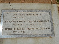 Margaret Frances <I>Collins</I> Abernathy 