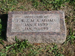 Infant Son Adams 