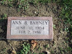 Ann B. <I>Weppler</I> Bahney 