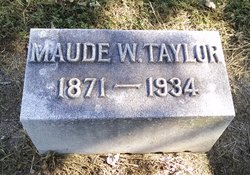 Maude V <I>Williams</I> Taylor 