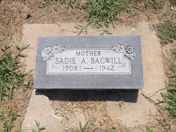 Sadie Alice <I>Pointer</I> Bagwill 
