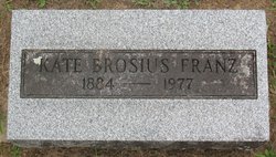 Kate May <I>Brosius</I> Franz 