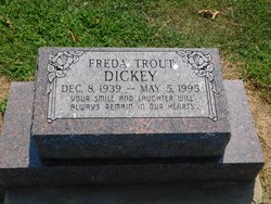 Freda Jane <I>Trout</I> Dickey 