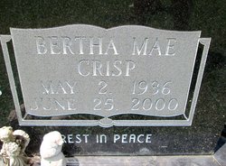 Bertha Mae <I>Crisp</I> Teffeteller 
