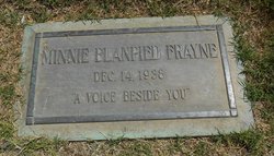 Minnie <I>Blanpied</I> Frayne 