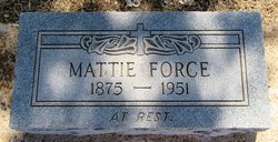 Mattie Martha <I>Allen</I> Force 