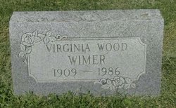 Virginia <I>Wood</I> Wimer 