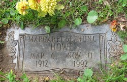 Margaret Pauline <I>Trobaugh</I> Bethune Howe 