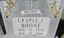 Graple Inez <I>Hart</I> Boone 