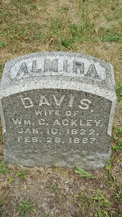 Almira <I>Davis</I> Ackley 