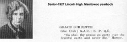 Grace E. <I>Schuette</I> Wichouske 