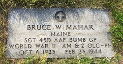 Sgt. Bruce Wallace Mahar 