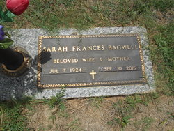 Sarah Frances <I>Wall</I> Bagwell 