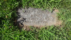 Mary <I>George</I> King 