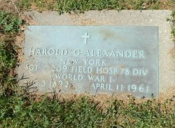 Harold G. Alexander 