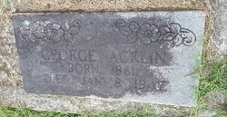 George Washington Acklin 