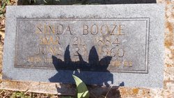 Martha Lucinda “Sinda” <I>Upton</I> Booze 