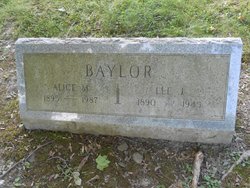 Alice M. <I>Spencer</I> Baylor 