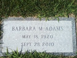Barbara M. Adams 