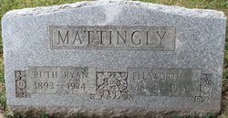 Mary Margaret Ruth <I>Ryan</I> Mattingly 