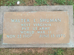 Pvt Walter Lee Shuman 