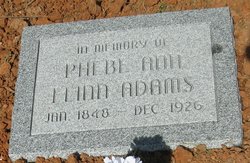 Phebe Ann <I>Flinn</I> Adams 