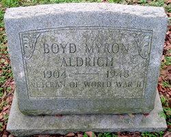 Boyd Myron Aldrich 