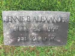 Jennie Barbara <I>Weikal</I> Alexander 
