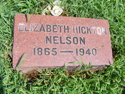 Elizabeth <I>Hickton</I> Nelson 