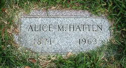 Alice May <I>Westgate</I> Hatten 