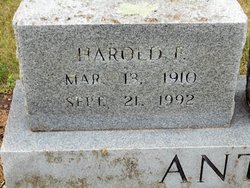 Harold F. Anthony 