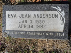 Eva Jean <I>Hayward</I> Anderson 