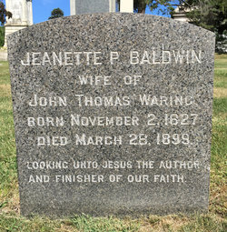Jeanette Palmer <I>Baldwin</I> Waring 
