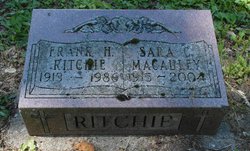 Sara C <I>Macauley</I> Ritchie 
