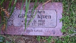 Mary Ann Gibson Niven 
