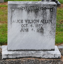 Alice Ione <I>Wilson</I> Allen 