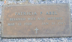 Patricia “Pat” <I>Parker</I> Abel 