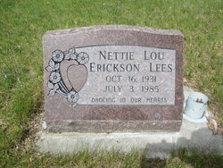 Nettie Lou <I>Erickson</I> Lees 