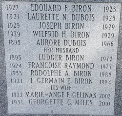 Aurore <I>Dubois</I> Biron 