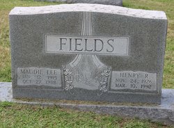 Maudie Lee <I>Clinard</I> Fields 