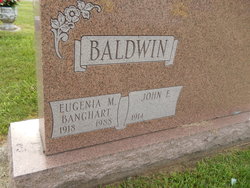 Eugenia M. <I>Banghart</I> Baldwin 