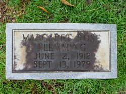 Margaret <I>Rose</I> Flemming 